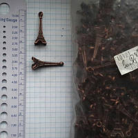 Метал. підвіска "Ейфелева вежа" мідь, 300 шт. в уп.