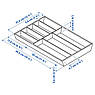 Лоток для столового приладдя IKEA UPPDATERA 32x50 см Дерев'яний 404.599.73, фото 4