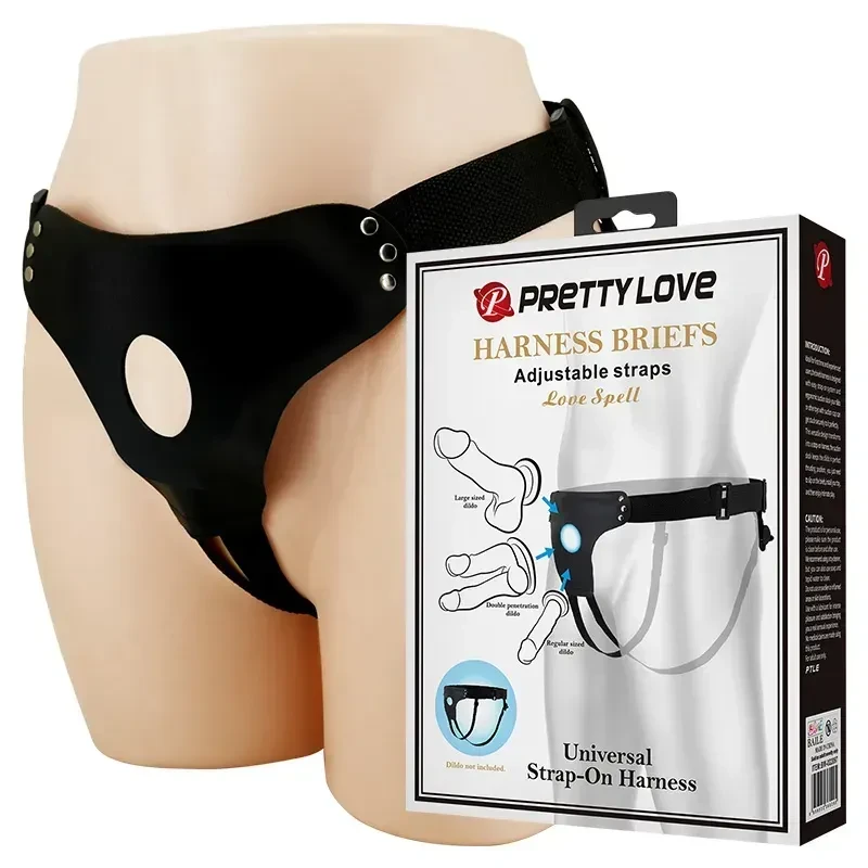 Універсальна система для страпону Pretty Love HARNESS BRIEFS LOVE SPELL 80-118 CM