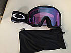 Гірськолижна маска Oakley Line Miner L (XL) Matte Black Лінза Prizm Iced Iridium + кейс, фото 3