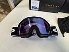 Гірськолижна маска Oakley Line Miner L (XL) Matte Black Лінза Prizm Iced Iridium + кейс, фото 7