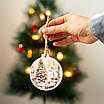 Набір із 5-ти ялинкових прикрас "Вінтажне Різдво", фото 6