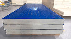 Сендвіч-панелі стінові з наповнювачем поліізоціанурату (PIR) 60 мм, фото 2