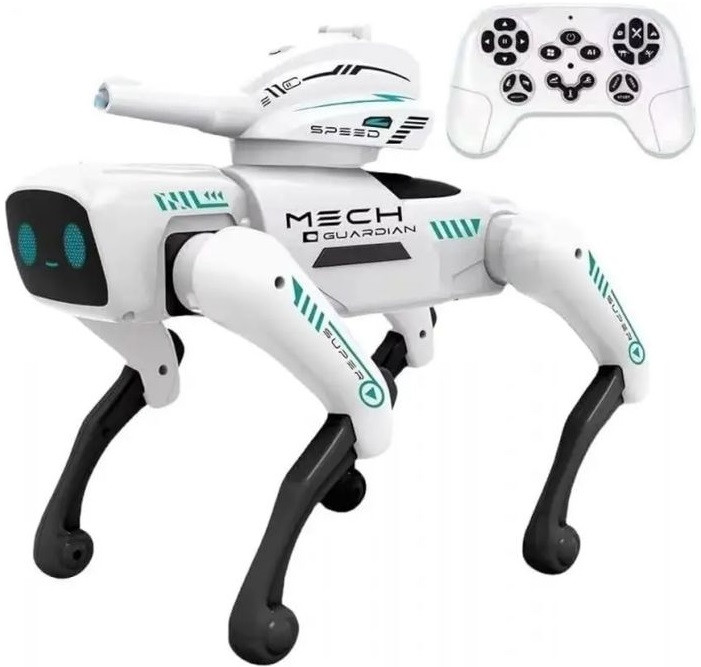 Інтерактивний робот-собака, що стріляє орбіз кульками Mech Guardian QF660-2, фото 1