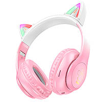 Навушники Hoco Cat ears BT headphones W42 Cherry blossom