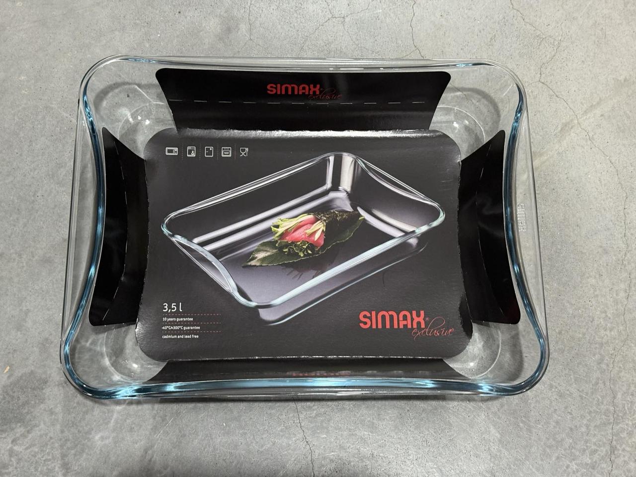 Форма прямокутна для запікання Simax Exclusive s7226 3.5 л 6.2х27х35 см