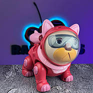 Собака-робот на радіокеруванні “Blaster” рожевий | Собачка на пульті керування | Інтерактивний Песик на радіоуправлінні, фото 3
