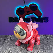 Собака-робот на радіокеруванні “Blaster” рожевий | Собачка на пульті керування | Інтерактивний Песик на радіоуправлінні, фото 6