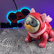 Собака-робот на радіокеруванні “Blaster” рожевий | Собачка на пульті керування | Інтерактивний Песик на радіоуправлінні, фото 7