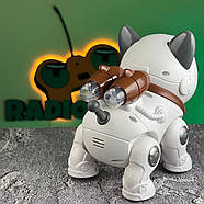 Собака-робот на радіокеруванні “Blaster” білий| Собачка на пульті керування | Інтерактивний Песик на радіоуправлінні, фото 3