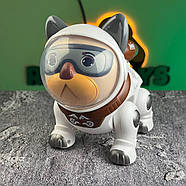 Собака-робот на радіокеруванні “Blaster” білий| Собачка на пульті керування | Інтерактивний Песик на радіоуправлінні, фото 2