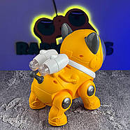 Собака-робот на радіокеруванні “Blaster” помаранчева | Собачка на пульті керування | Інтерактивний Песик на радіоуправлінні, фото 4