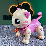 Інтерактивне кошеня на радіокеруванні “Olivia” рожевий | Котик на пульті керування | Кіт-робот на радіоуправлінні, фото 3