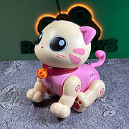 Інтерактивне кошеня на радіокеруванні “Olivia” рожевий | Котик на пульті керування | Кіт-робот на радіоуправлінні, фото 2