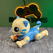 Інтерактивне кошеня на радіокеруванні “Oliver” синій | Котик на пульті керування | Кіт-робот на радіоуправлінні, фото 6