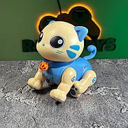 Інтерактивне кошеня на радіокеруванні “Oliver” синій | Котик на пульті керування | Кіт-робот на радіоуправлінні, фото 2