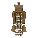 Патронташ MARCK-MEN РОЗКЛАДНИЙ на 25 набоїв .12К/.16К на пояс, варбелт, РПС, БРОНИК. Патронташ з МОЛЛЄ. КОЙОТ, фото 9