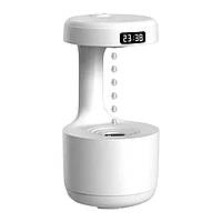 Зволожувач повітря для дому 12×22 см повітрязволожувач для дому портативний 600 мл з таймером Білий LZ599