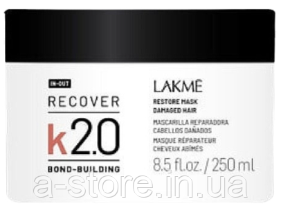 Відновлювальна маска для пошкодженого волосся Lakme K2.0 Recover Hair Mask, фото 1