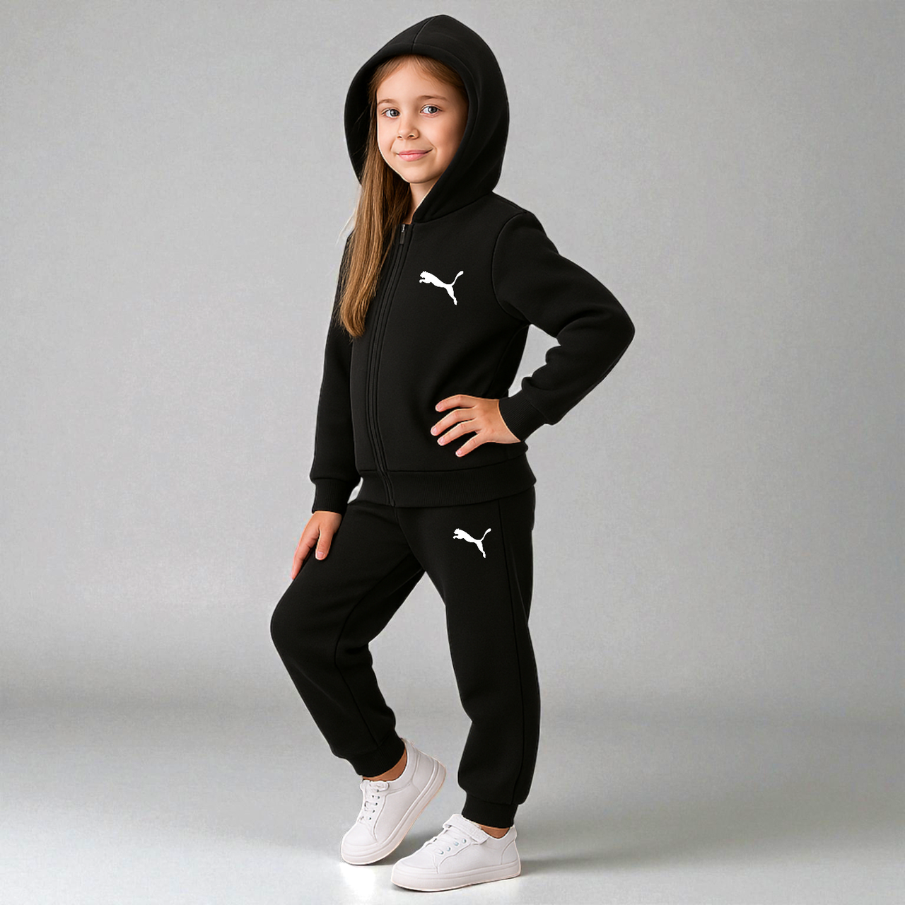 Теплий Костюм на флісі для дівчинки 86-140 см 003690