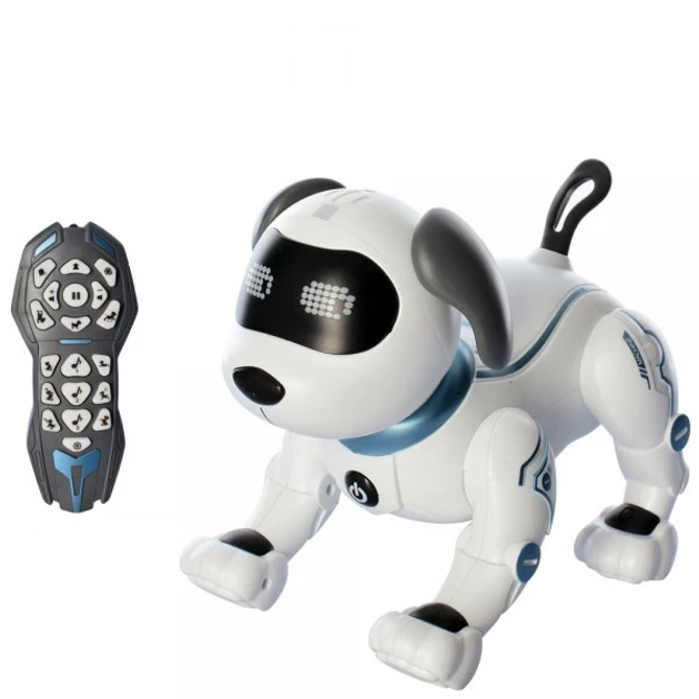 РобоПес RC0004 Limo Toy — собачка-робот з пультом, музикою, світлом та голосовими командами, фото 1