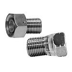 Гідравлічні перехідники прямі з внутрішнім та зовнішнім різьбленням