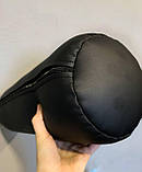 Валик для косметологічної кушетки, масажного столу з еко-шкіри чорний, фото 6