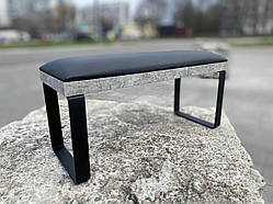 Підлокітник для манікюру стиль Loft, чорний,  підставка для майстра манікюру, масажу рук, для салону краси