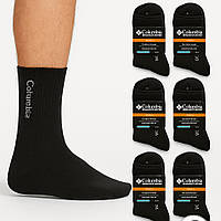 Комплект чоловічих термоносків 6 пар, теплі чорні шкарпетки, розмір 40-46
