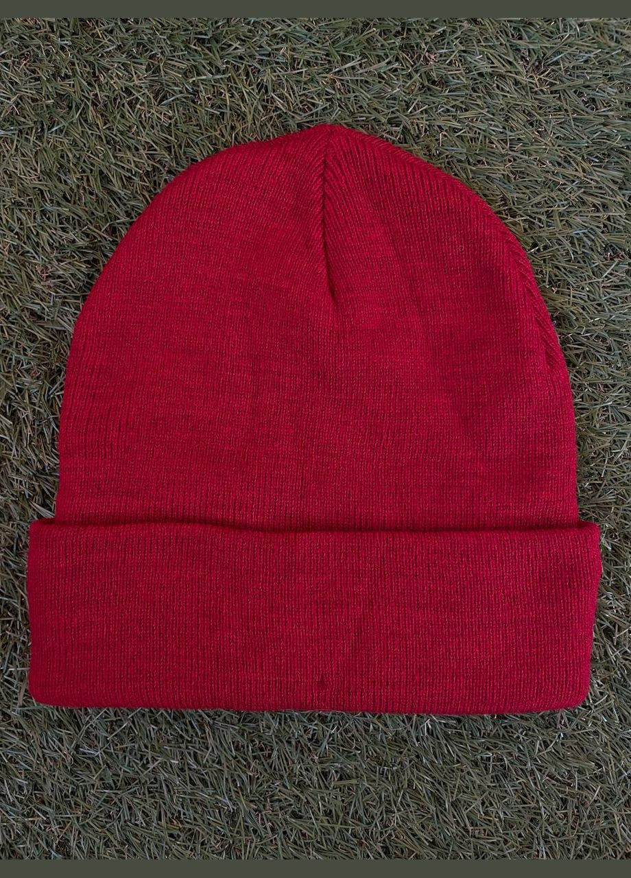 Чоловіча шапка тепла з закотом у дрібну в'язку C&A, фото 1