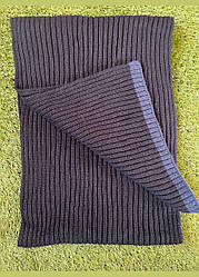 Широкий чоловічий шарф зі смужками з боків. C&A