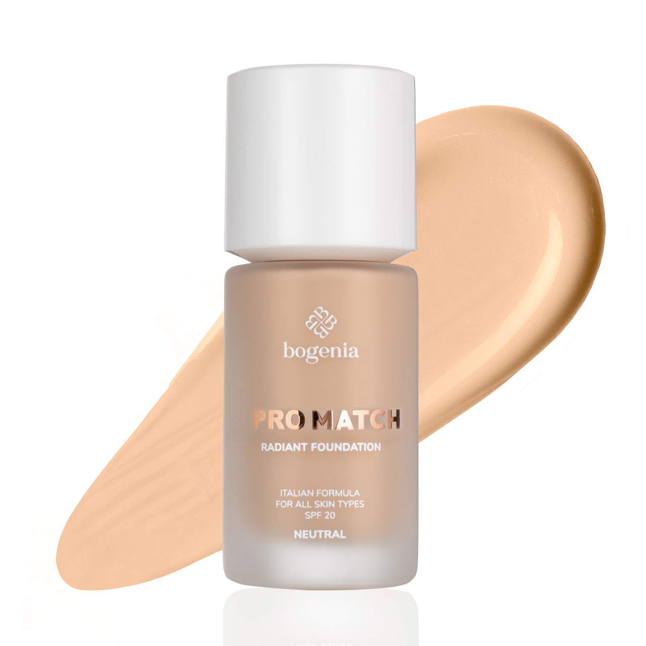 BG609 Тональний крем MATCH Foundation Bogenia №02 Neutral, фото 1