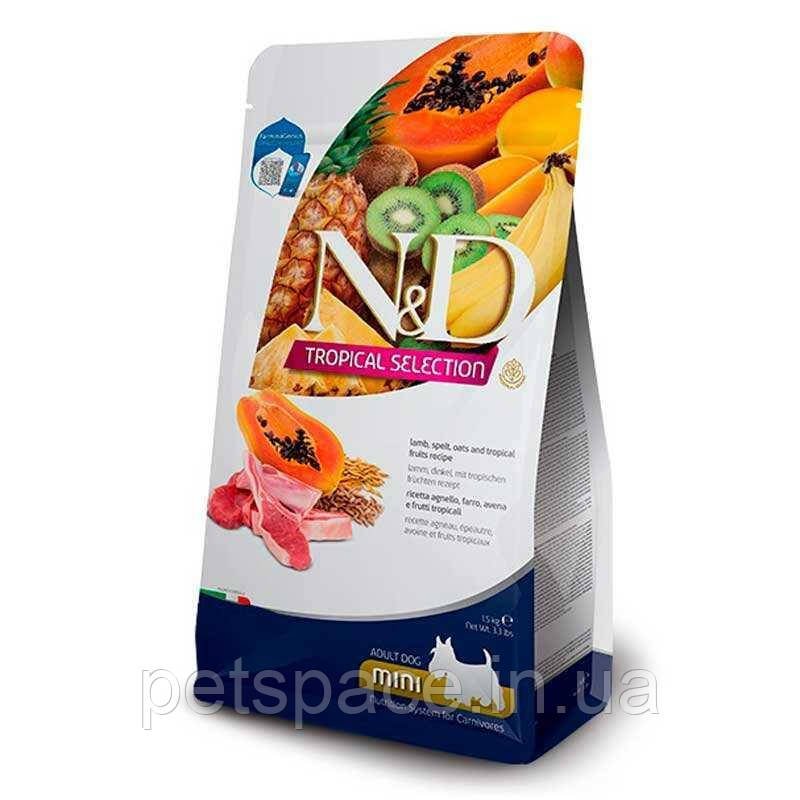 Корм для собак Farmina N&D Tropical Lamb Mini (для дрібних порід, ягня) 5кг., фото 1
