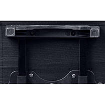 Велика дорожня валіза на колесах Bonro Style L чорна тканинна з кодовим замком і висувною ручкою, фото 4