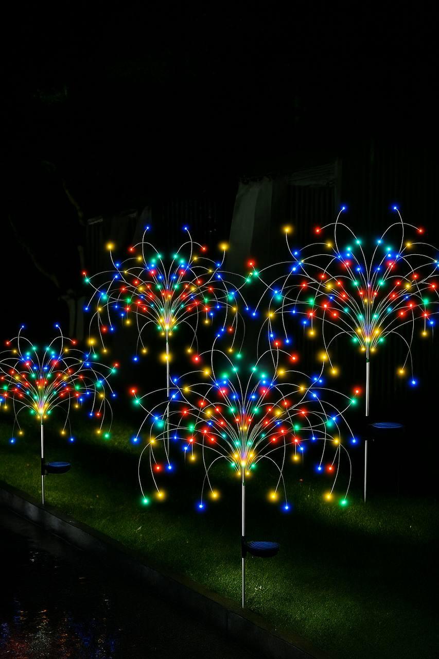 Садовий світлодіодний світильник на сонячній батареї 2 шт Лоза, Декоративний садовий світильник Гірлянда Лоза