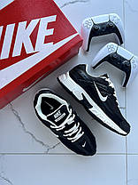 Термо кросівки Nike Initiator Black White Gore-Tex Чоловічі Найк Ініціатор чорні білі шкіра термо єврозима, фото 2