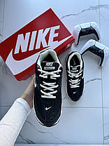 Термо кросівки Nike Initiator Black White Gore-Tex Чоловічі Найк Ініціатор чорні білі шкіра термо єврозима, фото 4