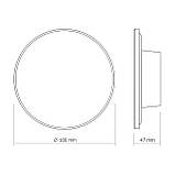 LED світильник настінний IP65 VIDEX WL03 12W 3000K-4000K-6500K White, фото 6