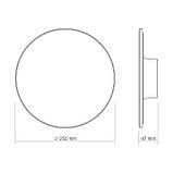 LED світильник настінний IP65 VIDEX WL03 18W 3000K-4000K-6500K Black, фото 6