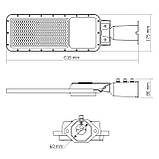 LED ліхтар вуличний VIDEX IP65 SLE17 150W 16500Lm 5000K 220V, фото 6