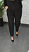 Жіночі теплі чорні брюки на зиму великі розміри, фото 6