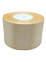 Стрічка атласна Колір бежевий теплий 50 мм