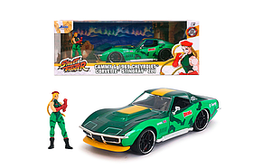 Машинка металева Jada Вуличний боєць. Шевроле з фігуркою Каммі