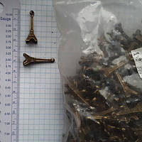 Метал. підвіска "Ейфелева вежа" бронза, 300 шт. в уп.