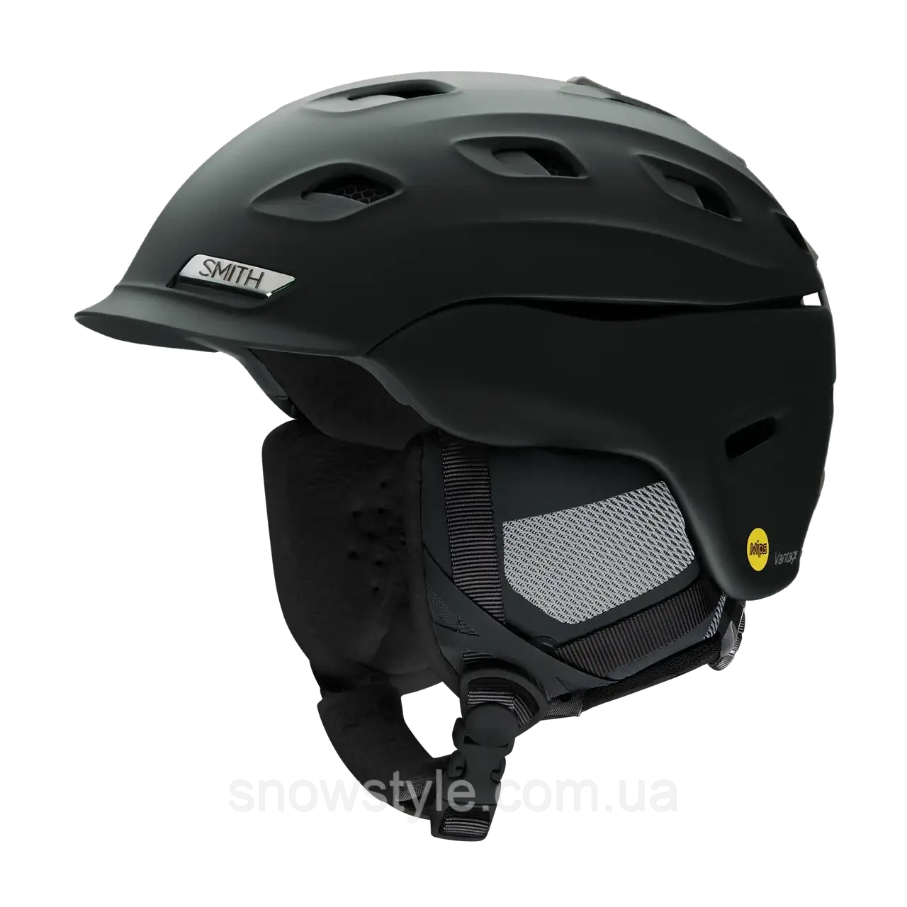 Шолом гірськолижний Smith Vantage W MIPS Helmet Matte Black Medium (55-59cm), фото 1
