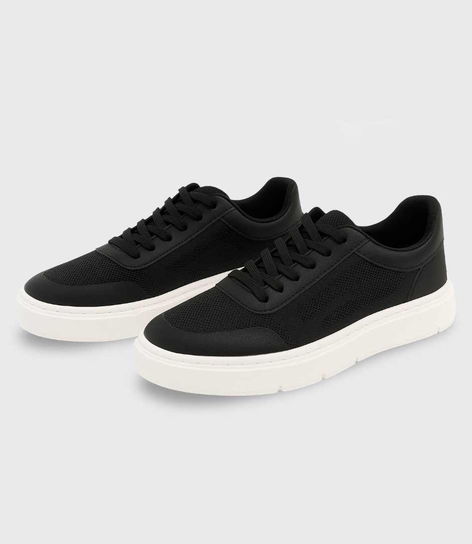 Дитячі шкільні кеди чорні для хлопчика, фото 1