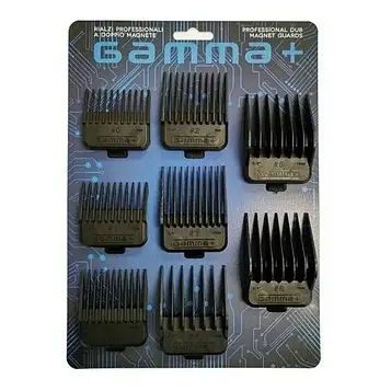 Набір магнітних насадок Gamma Piu Set 8 Combs Double Magnet for Clipper (16898)
