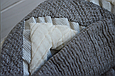 Покривало сіре 240 260 бавовняне з наволочками плед на євро ліжко, покривало натуральне євро Туреччина з двома наволочками Сірий, фото 3