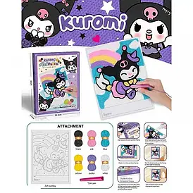 Набір для творчості 621-2 нитки, ручка, основа із липучкою, в коробці