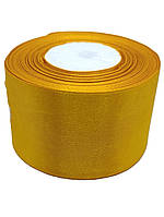 Стрічка атласна золотиста 50 мм